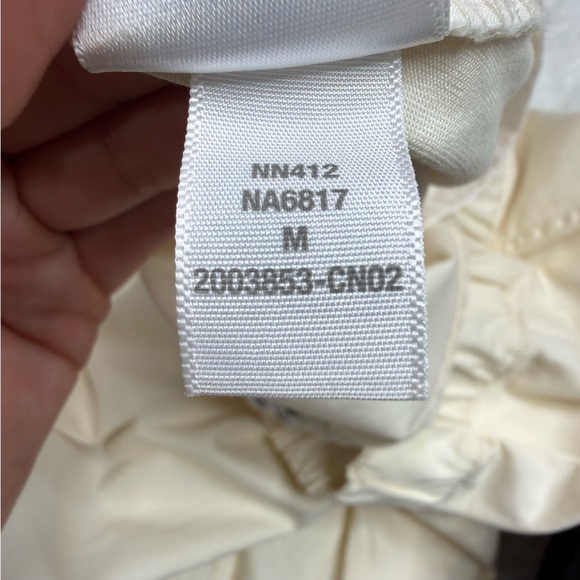 Madewell Cream Cotton Utility Cargo Pants Elastic Waist Women’s Medium - Picture 6 of 11